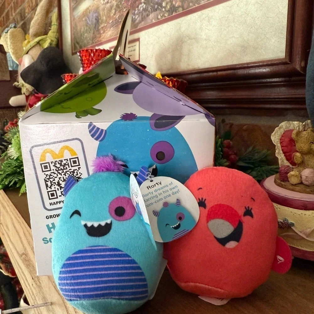 Squishmallows Red and Blue Stuffed Animals Collectible Set